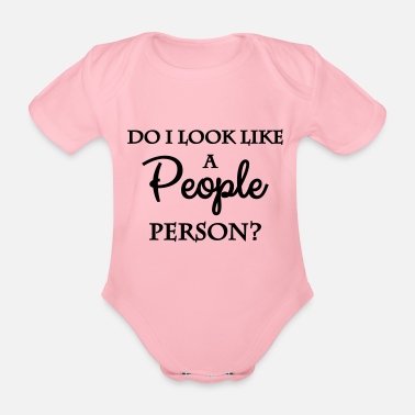 Person Ser jag ut som en person person? - Ekologisk kortärmad babybody