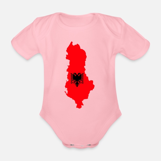 Kosovo Adler Baby Bio-Kurzarm-Body
