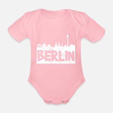 Berlin Berlin Berlin Berlin - Ekologisk kortärmad babybody