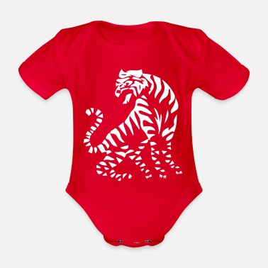 Ryska tiger - Ekologisk kortärmad babybody