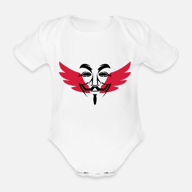 Anonymous Anonymous - Ekologisk kortärmad babybody