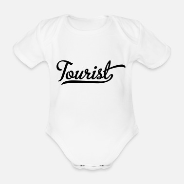 Turist turist - Ekologisk kortärmad babybody