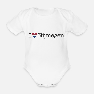 Holland Jag älskar Nijmegen - Ekologisk kortärmad babybody