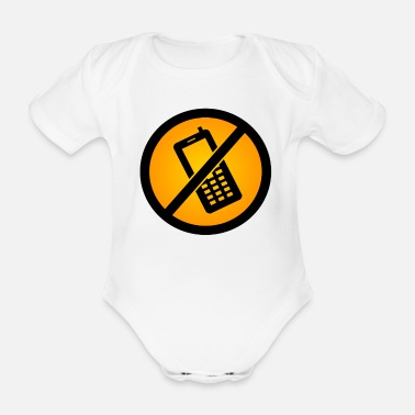 Telefon telefon - Ekologisk kortärmad babybody
