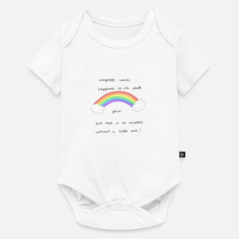 Arco Iris Body De Manga Corta Bebe Spreadshirt