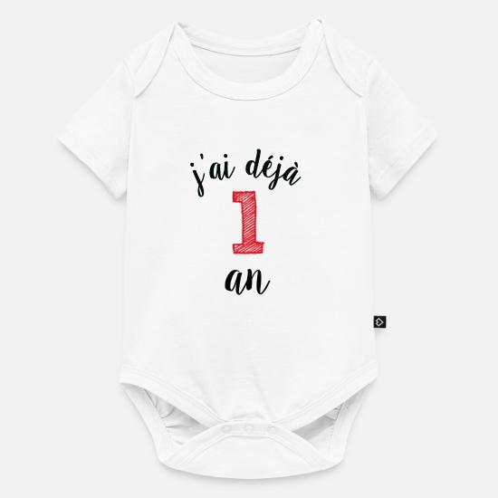 J Ai Deja 1 An Body Bebe Bio Manches Courtes Spreadshirt