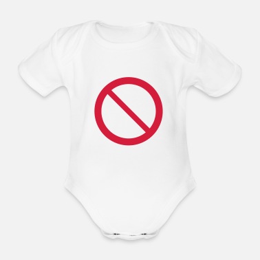 Förbud förbud - Ekologisk kortärmad babybody