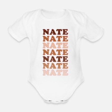 Nät Nate - Ekologisk kortärmad babybody