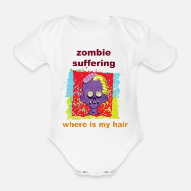 Undead Zombie Undead - Ekologisk kortärmad babybody