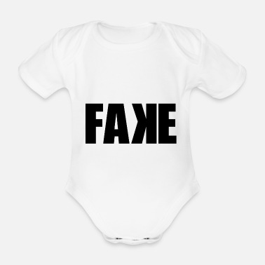 Fake Fake - Ekologisk kortärmad babybody