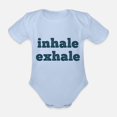 Andlig Andas andas in andas ut - Ekologisk kortärmad babybody