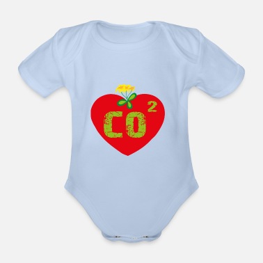 Co2 CO2 - Organic Short-Sleeved Baby Bodysuit
