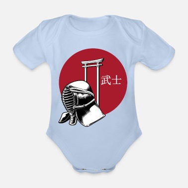 Samurai Samurai - Ekologisk kortärmad babybody