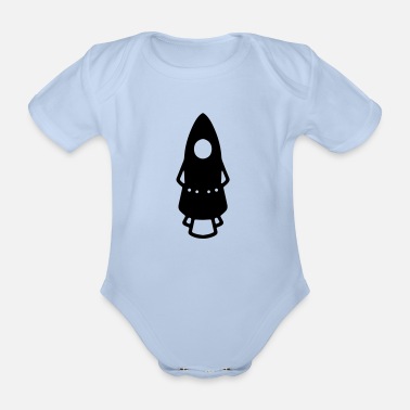 Raketer Raket raket fusée - Ekologisk kortärmad babybody
