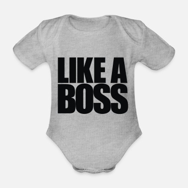 Like A Boss Like a Boss - Ekologisk kortärmad babybody