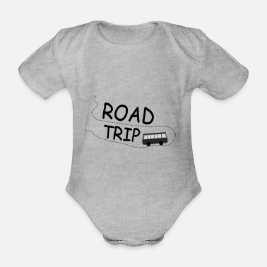 Trip Road trip - Ekologisk kortärmad babybody