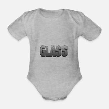 Glas glas - glas - Ekologisk kortärmad babybody