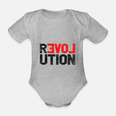 Revolution Revolution - Ekologisk kortärmad babybody