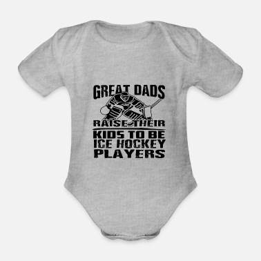 Daddy hockey - Ekologisk kortärmad babybody