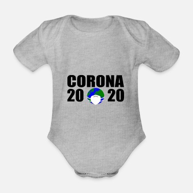 Corona Corona - Ekologisk kortärmad babybody