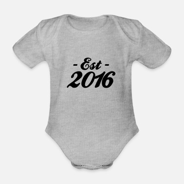 Established established 2016 - Ekologisk kortärmad babybody