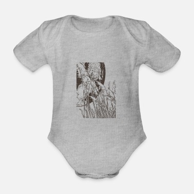 Field field - Organic Short-Sleeved Baby Bodysuit