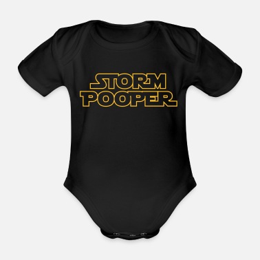 Storm Storm pooper - Sturm Pupser - Kind - Baby -Galaxie - Ekologisk kortärmad babybody