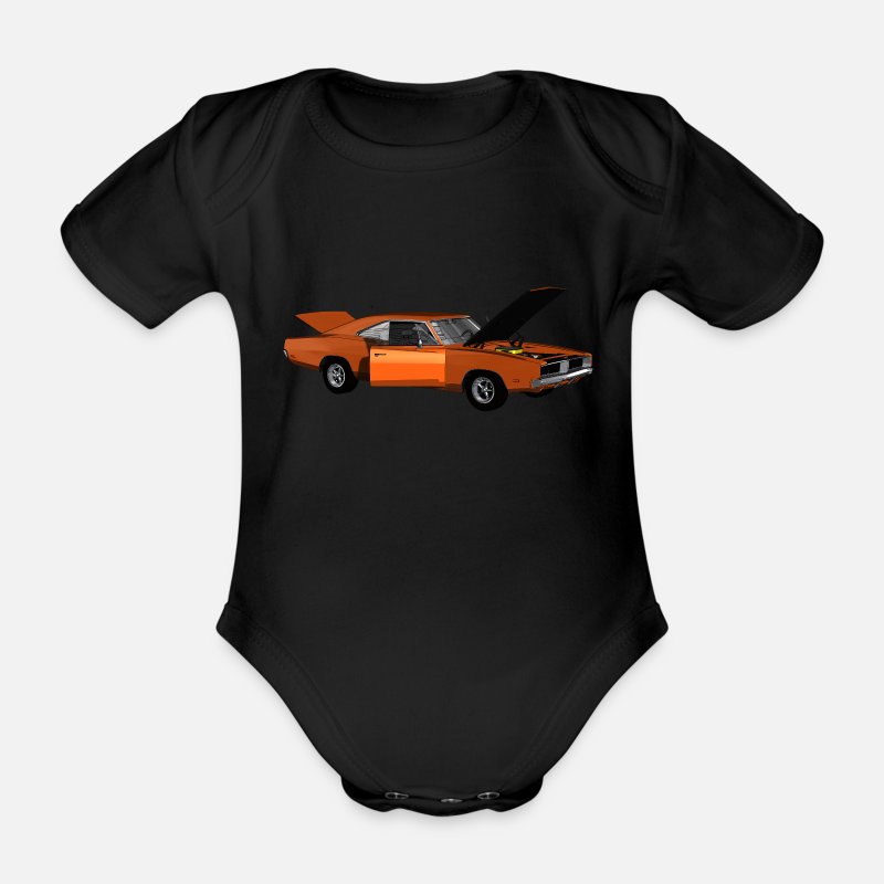 Muscle Car V8 Us Muscle Classic Cars Organic Short Sleeved Baby