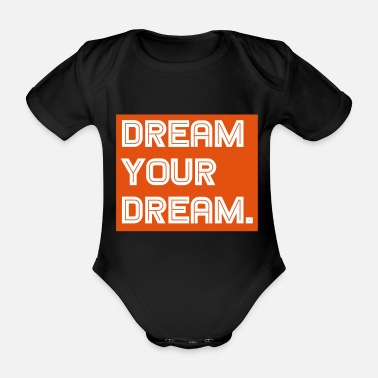 Dröm Dröm din dröm - Ekologisk kortärmad babybody