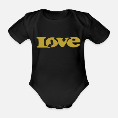 Guld Kärlek - Ekologisk kortärmad babybody
