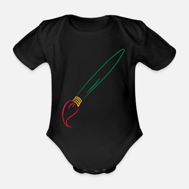Pensel pensel - Ekologisk kortärmad babybody