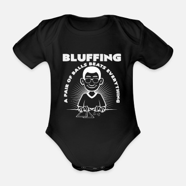 Bluff bluff - Ekologisk kortärmad babybody