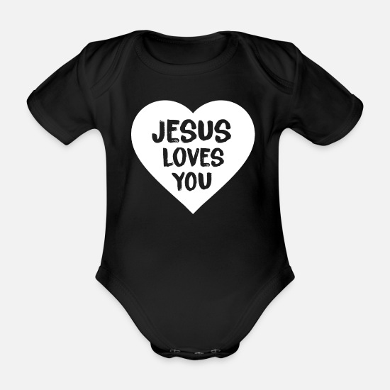 Baby Organic Jacket JESUS LOVES YOU