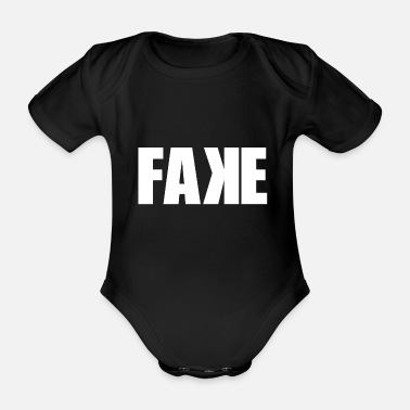 Fake Fake - Ekologisk kortärmad babybody