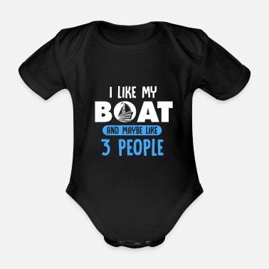 Båt Båt båt - Ekologisk kortärmad babybody