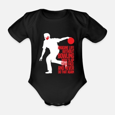 Bowla Bowling bowlare - Ekologisk kortärmad babybody