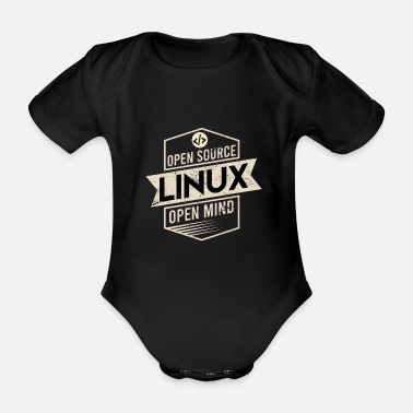 Open Open Source Open Mind Linux Operativsystem - Ekologisk kortärmad babybody