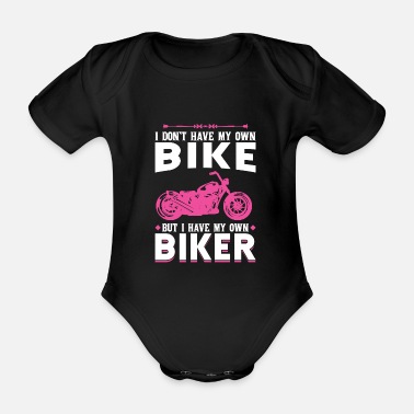 Mc Biker Motorcykel Motorcykel Cykel Gåva - Ekologisk kortärmad babybody