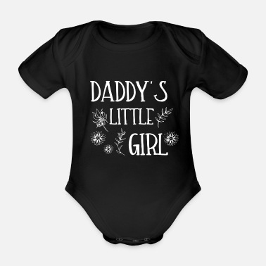 Daddy DADDY&#39;S LITTLE GIRL - Ekologisk kortärmad babybody