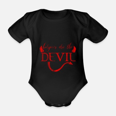 Djävul djävulen - Ekologisk kortärmad babybody