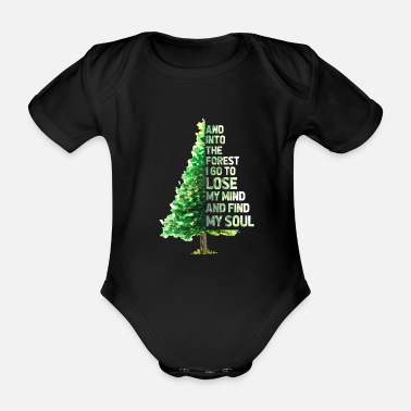 Skog skog - Ekologisk kortärmad babybody