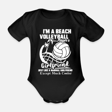 Beachvolleyboll Beachvolleyboll Flickvänskylare - Ekologisk kortärmad babybody