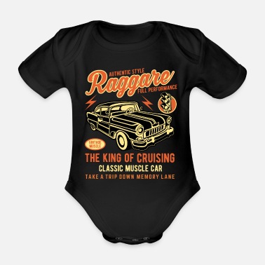 Rockabilly Raggare T-Shirts - Ekologisk kortärmad babybody