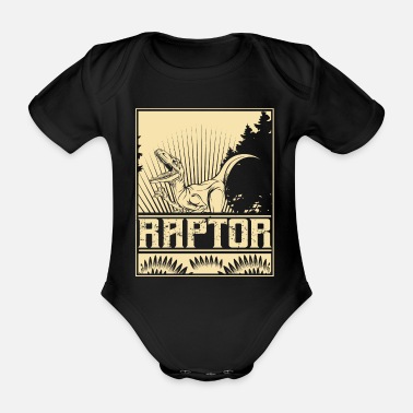 Raptor Raptor - Organic Short-Sleeved Baby Bodysuit