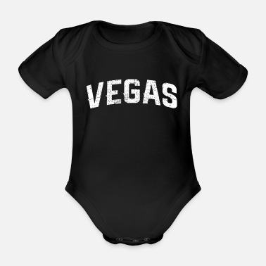 Vegas Vegas Vegas Vegas - Ekologisk kortärmad babybody