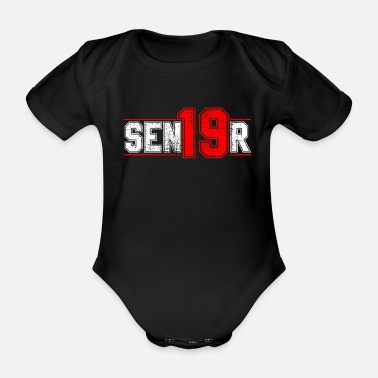 Senior 2019 Senior - Ekologisk kortärmad babybody