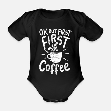 Kaffe Kaffe kaffe kaffe - Ekologisk kortärmad babybody