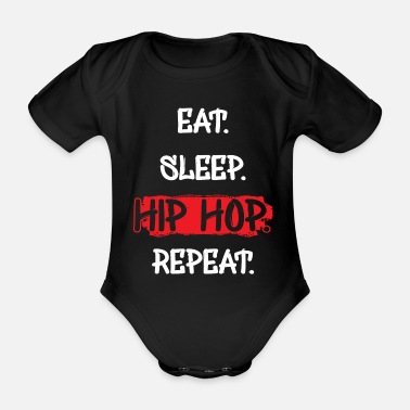 Hop Hip hop - Ekologisk kortärmad babybody