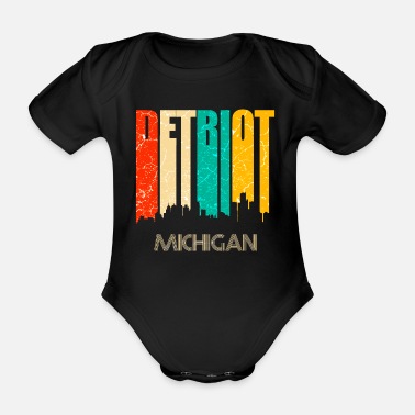 Detroit Detroit - Ekologisk kortärmad babybody