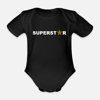 Superstar Superstar - Ekologisk kortärmad babybody